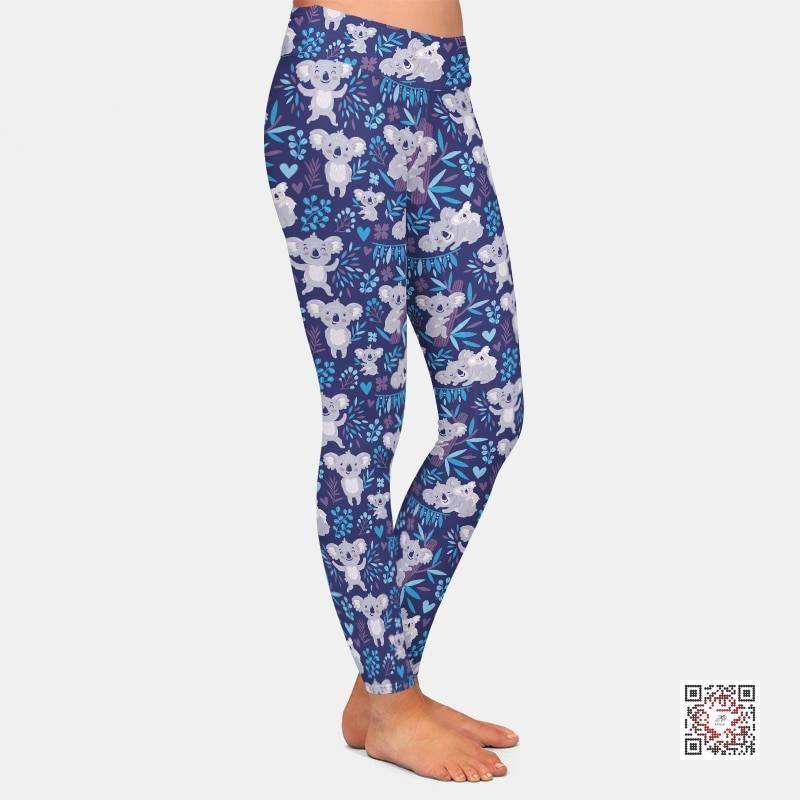 Best ColorfulKoala Leggings Plus Size High Waist 3XL Fashion Style Women Outfits Leggings Printed leggings Women Clothing Fashion Color : Navy Blue Best ColorfulKoala Leggings Plus Size High Waist 3XL