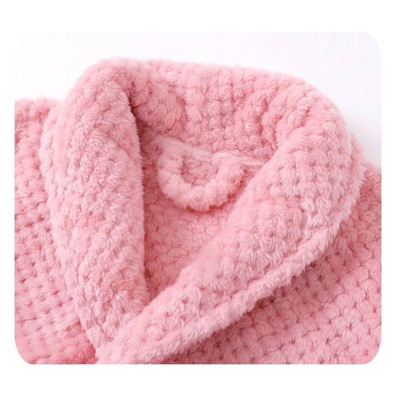 Winter Kid's Flannel Warm Bathrobe Winter Kid's Flannel Warm Bathrobe
