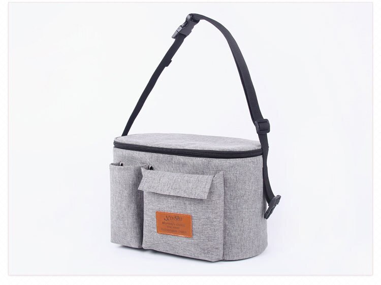 Zippered Plain Diaper Bag