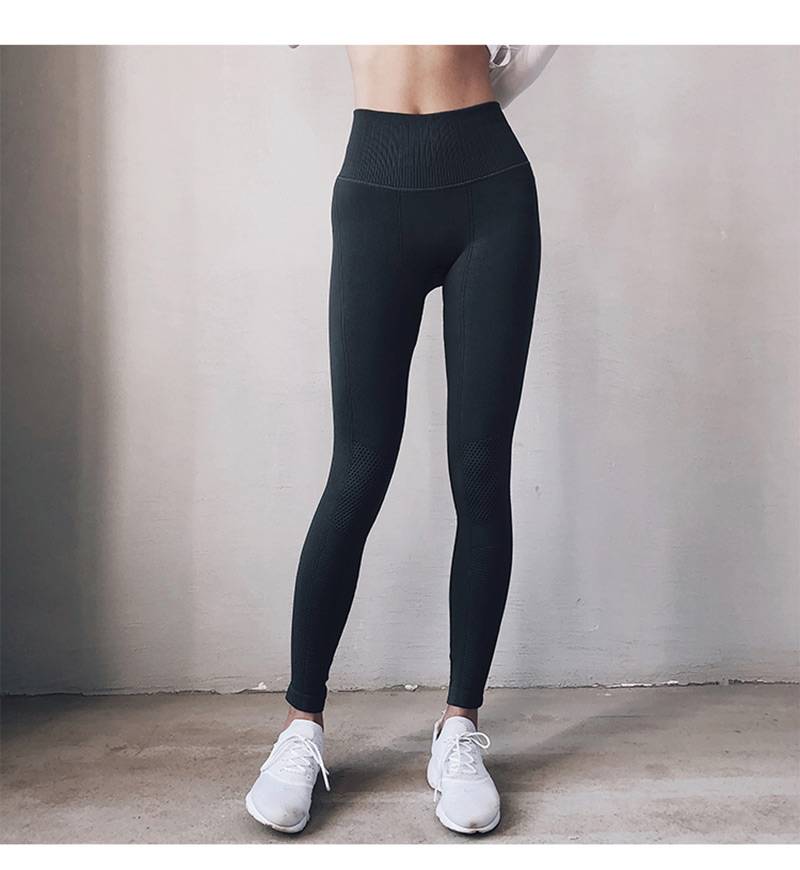 High Elastic Women's Polyester Yoga Leggings lift leggings