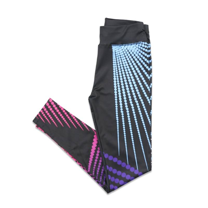Women's Colorful Patterned Elastic Sport Leggings Women's Colorful Patterned Elastic Sport Leggings