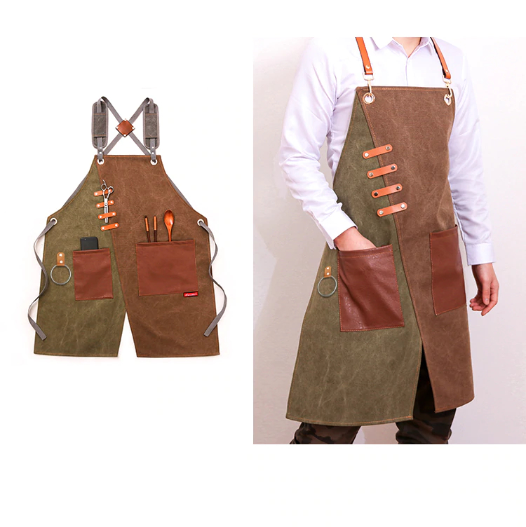 Unisex Canvas Cafe Apron Unisex Canvas Cafe Apron
