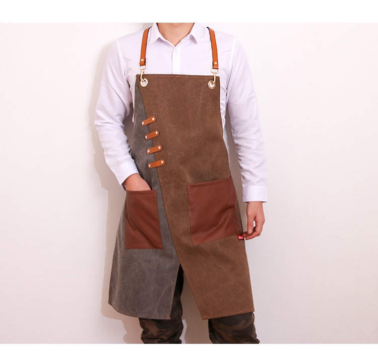 Unisex Canvas Cafe Apron Unisex Canvas Cafe Apron