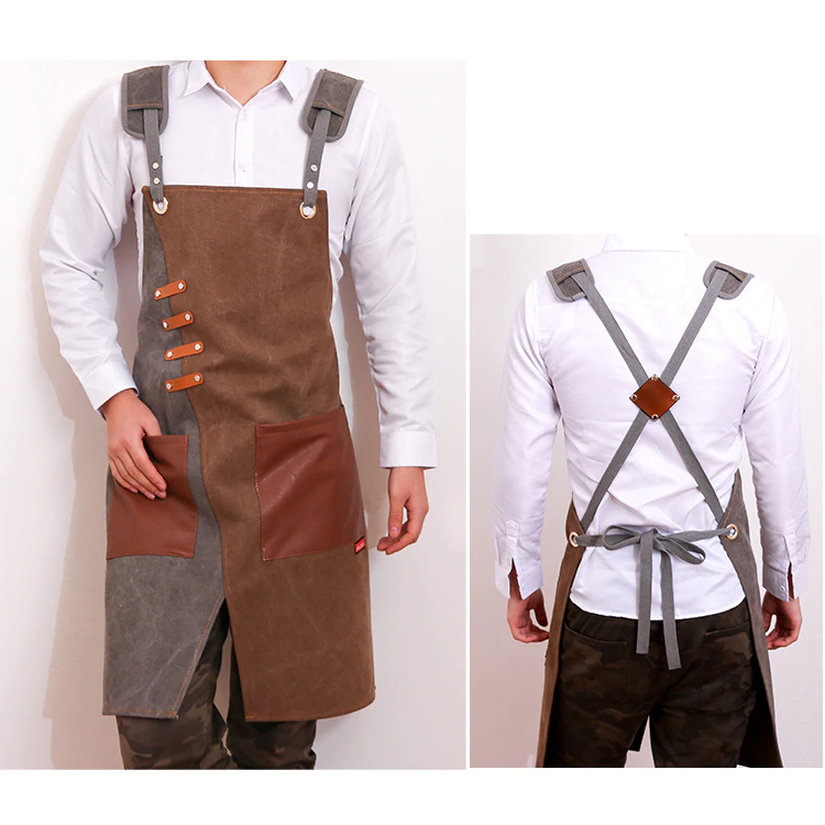 Unisex Canvas Cafe Apron Unisex Canvas Cafe Apron