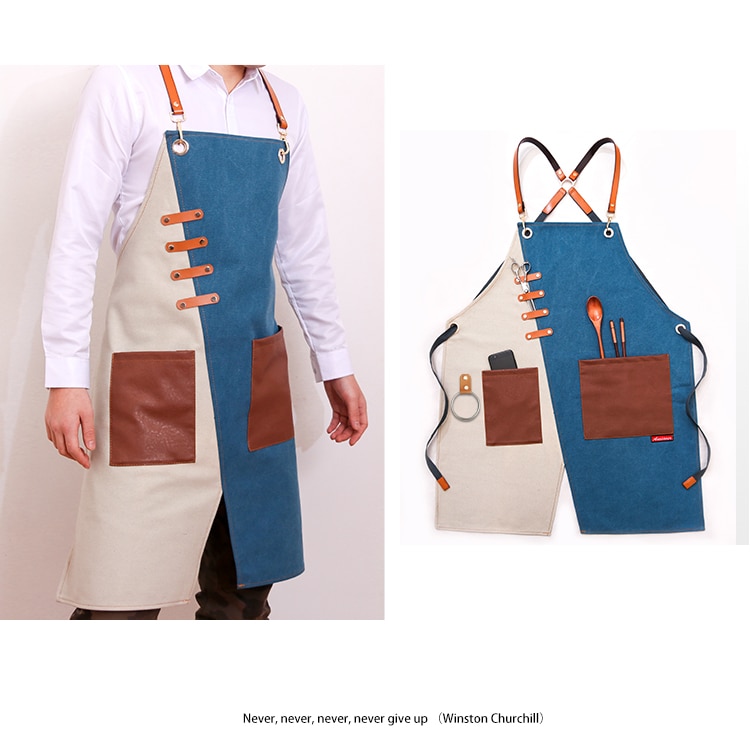 Unisex Canvas Cafe Apron Unisex Canvas Cafe Apron