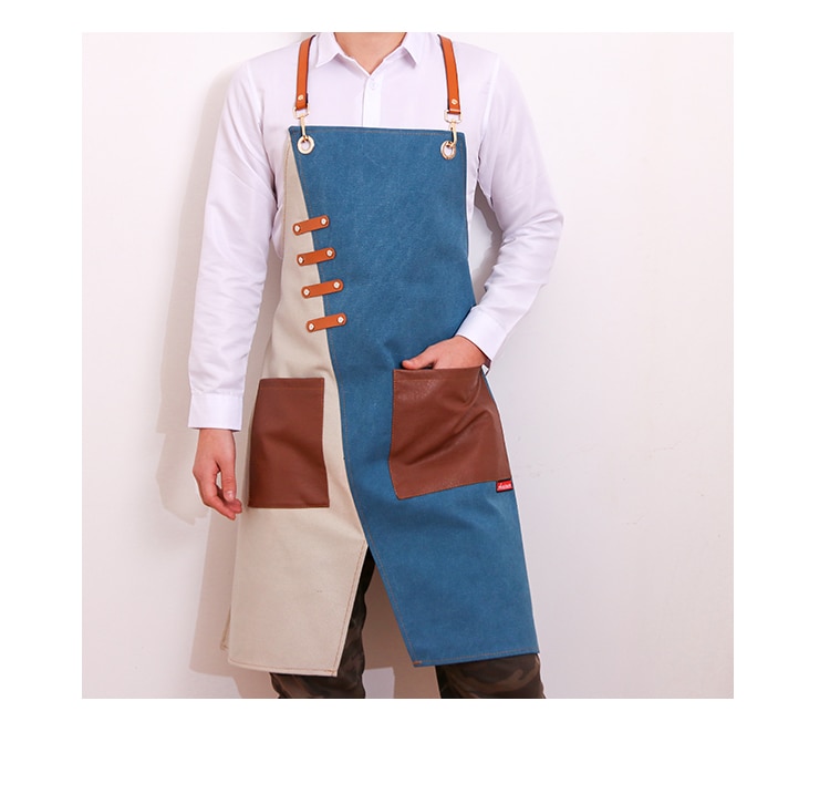 Unisex Canvas Cafe Apron Unisex Canvas Cafe Apron