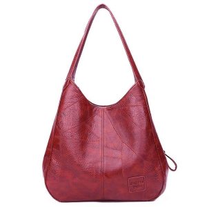Women's Big Leather Handbag Womens big leather handbag with top handle