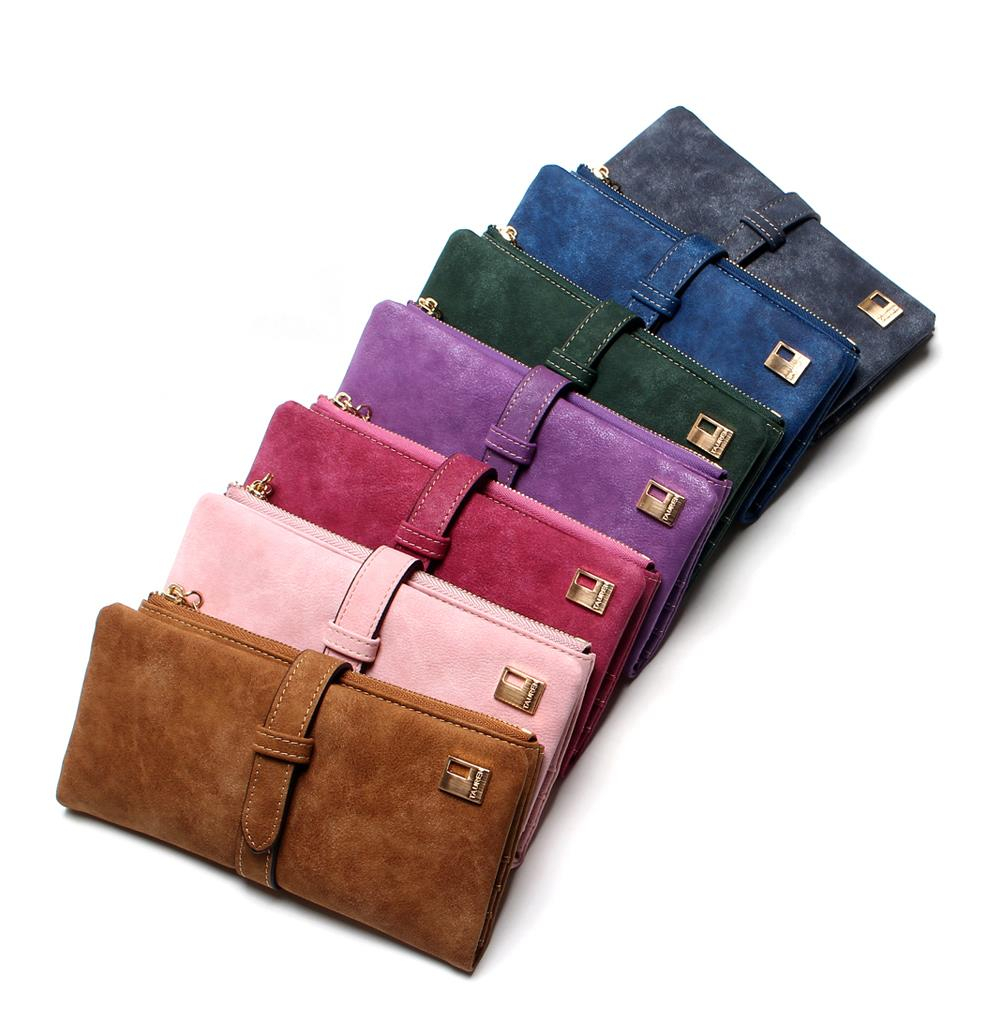 Women's Nubuck Leather Wallet Women's Nubuck Leather Wallet