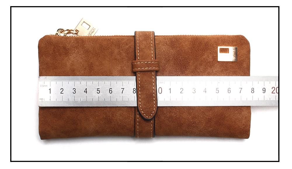 Women's Nubuck Leather Wallet Women's Nubuck Leather Wallet