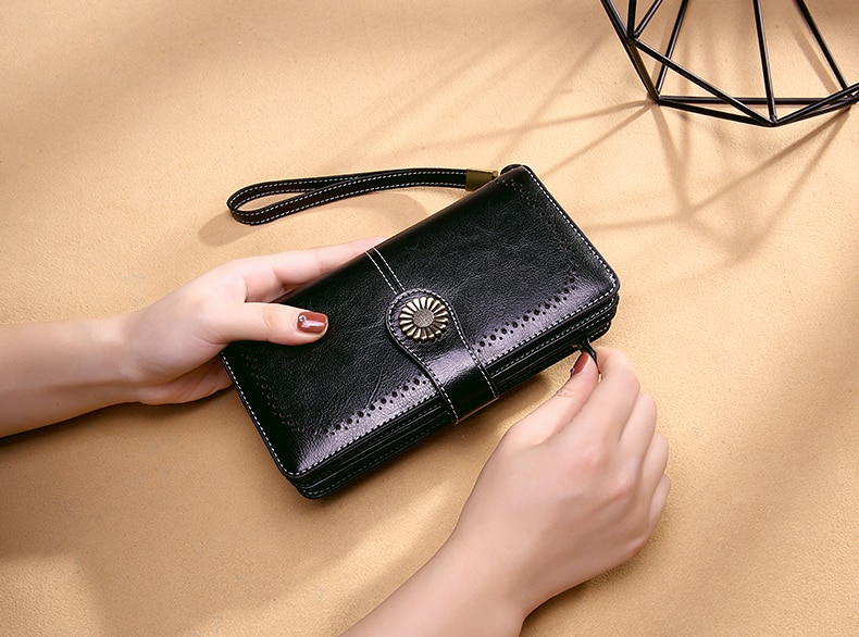 Womens Leather Clutch Wallet Womens Leather Clutch Wallet