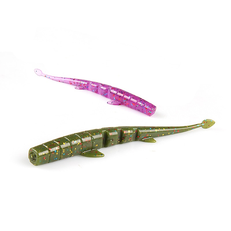 Colorful Soft Worm Lures Set Colorful Soft Worm Lures Set