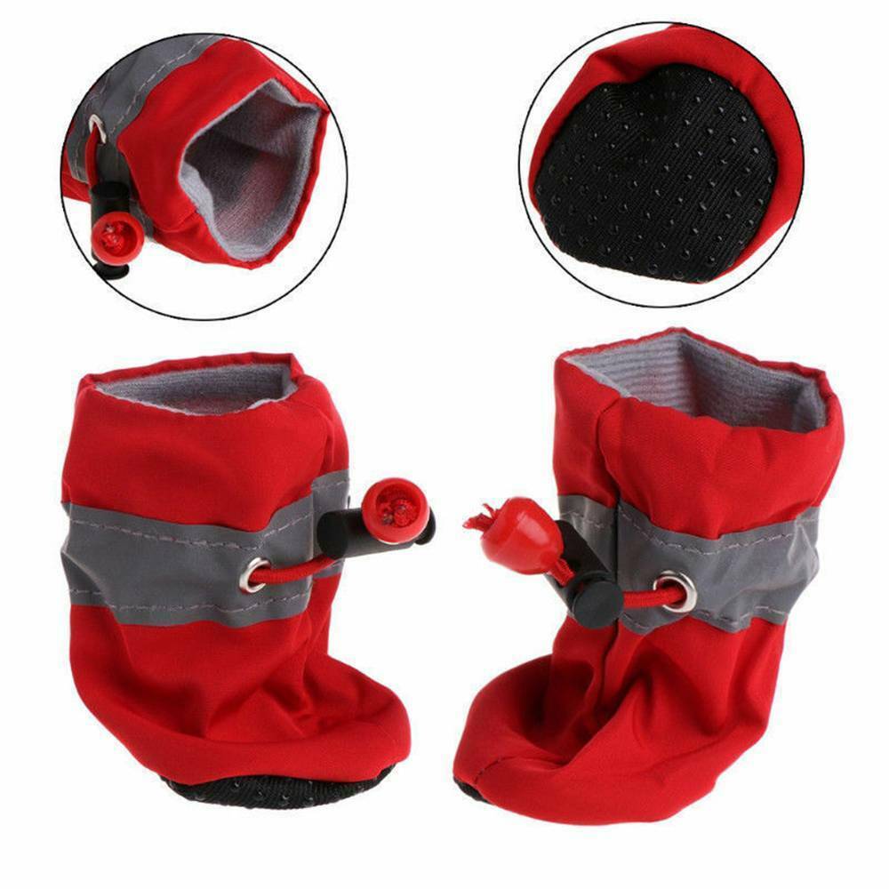 Dog's Adjustable Waterproof Socks 4 Pcs Set Dog's Adjustable Waterproof Socks 4 Pcs Set