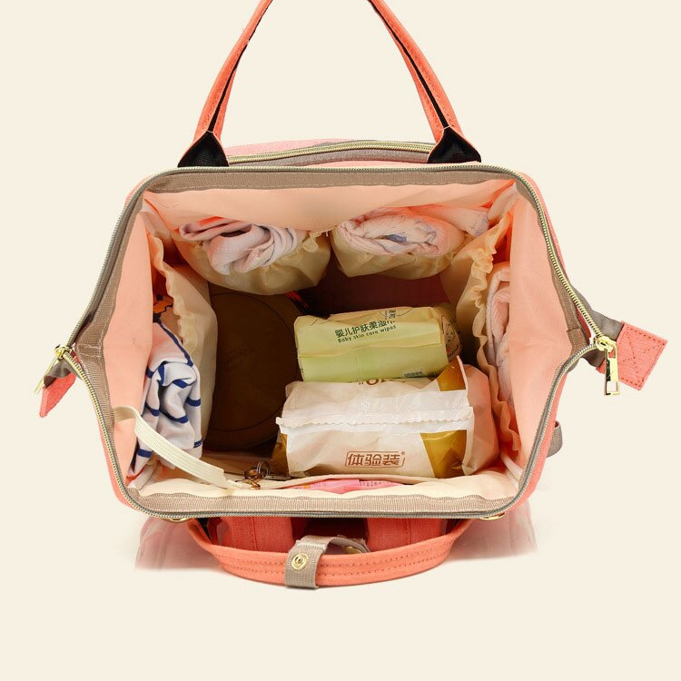 Large Capacity Canvas Nappy Bag Large Capacity Canvas Nappy Bag
