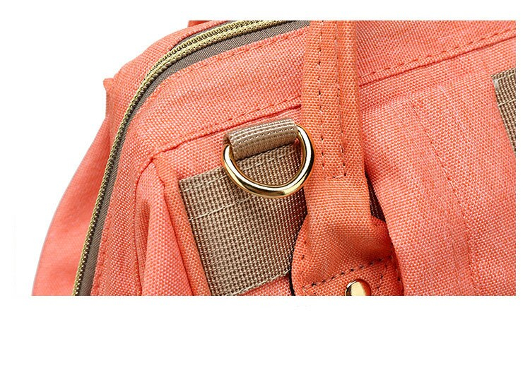 Large Capacity Canvas Nappy Bag Large Capacity Canvas Nappy Bag