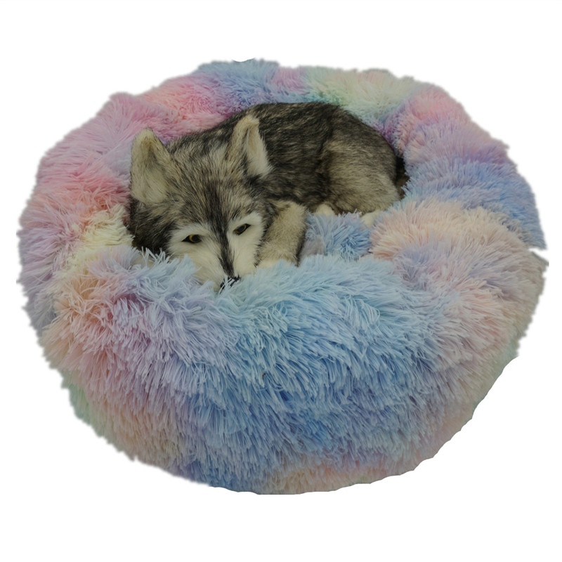 Plush Bed for Dogs Round Shape Plush Bed for Dogs Round Shape