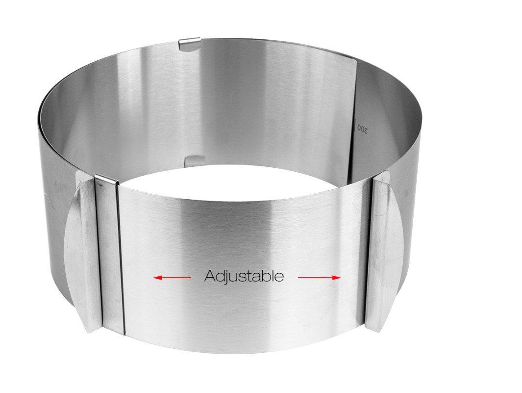Stainless Steel Adjustable Baking Ring Stainless Steel Adjustable Baking Ring