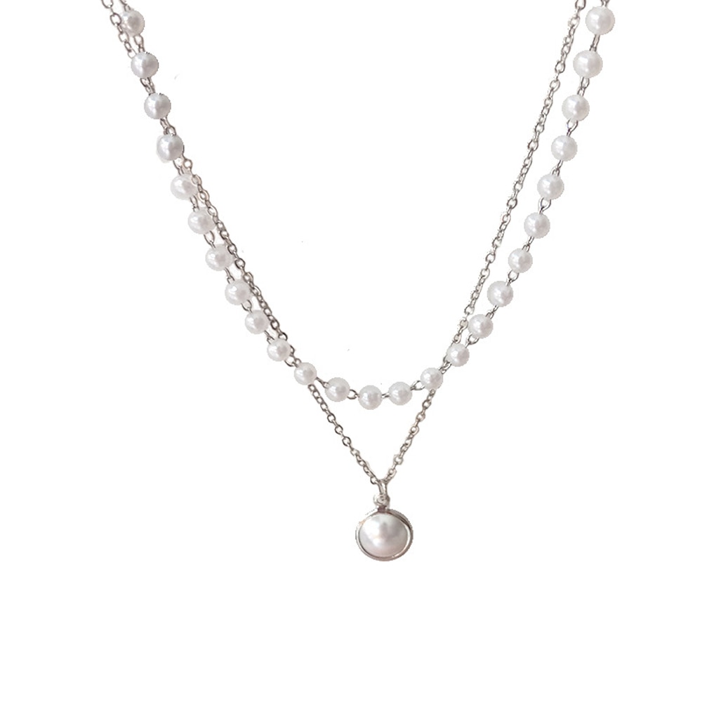 Women's Pearl Necklace Pendant