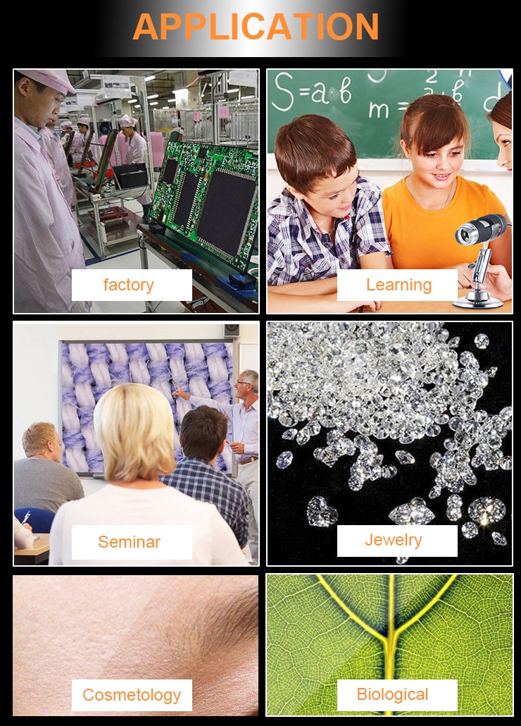 1000x / 1600x LED USB Digital Microscope 1000x / 1600x LED USB Digital Microscope