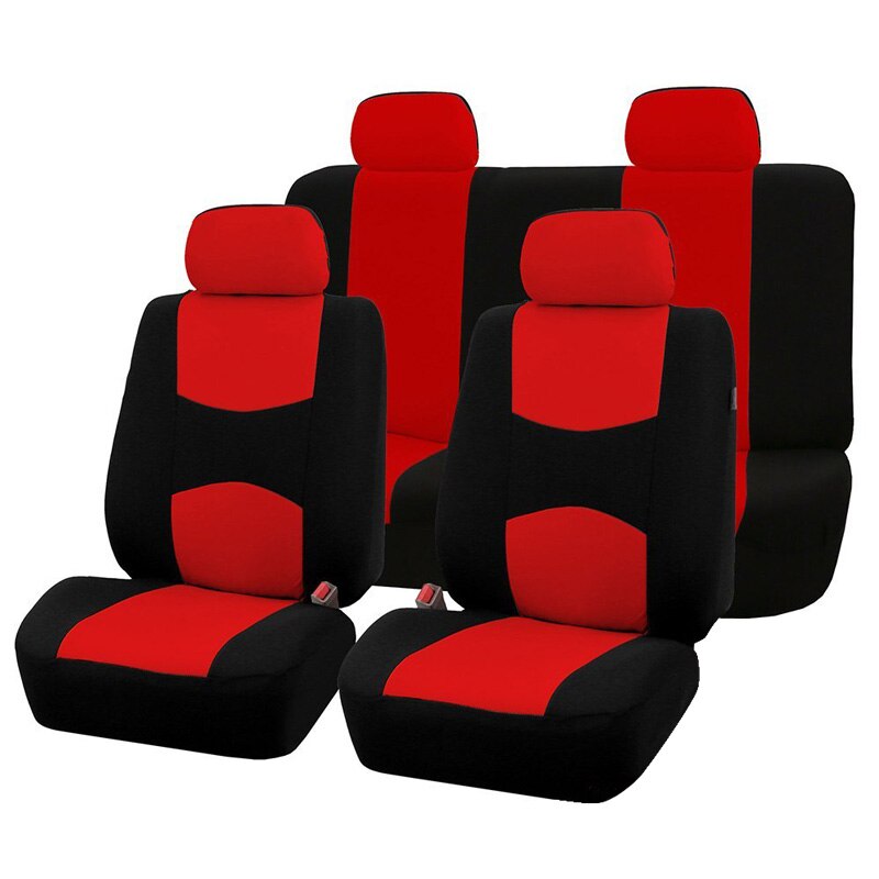 Black and red color seat covers Black and red color seat covers