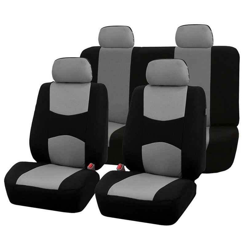 Black and grey color seat covers Black and grey color seat covers