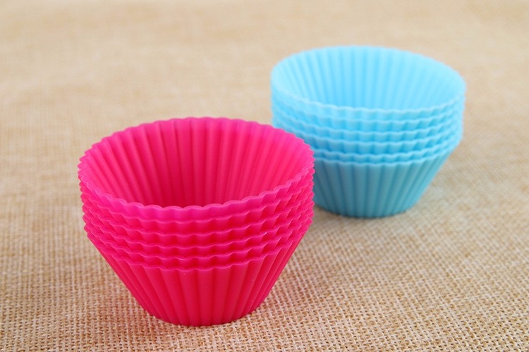 Silicone Cupcake Mold 12 Pcs Set