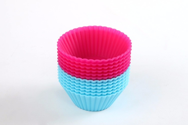 Silicone Cupcake Mold 12 Pcs Set