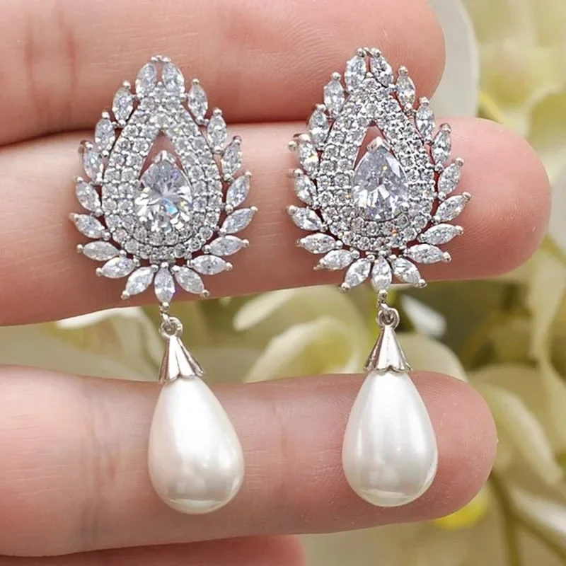 High-end Pearl Drop Earring for Women Jewelry High-end Pearl Drop Earring for Women Jewelry KDBazar online store: Extensive range of plus size leggings, workout leggings, and tights to suit your needs and style. Shop now and discover the ideal fit for you.