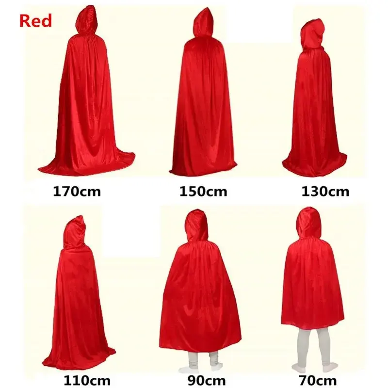 Best Long Hooded Cloaks Cosplay Costumes S-2XL