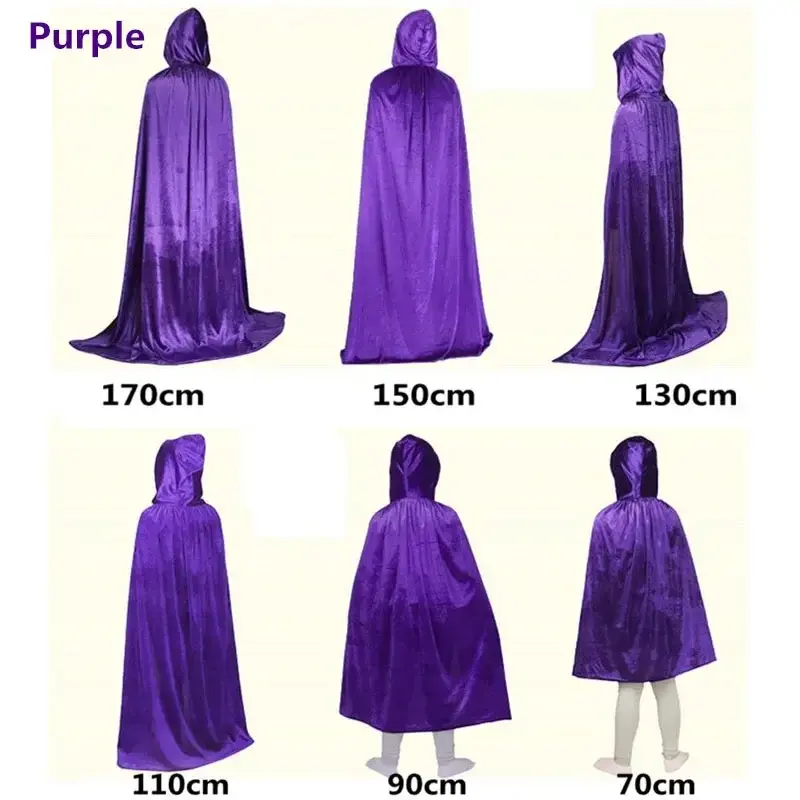 Best Long Hooded Cloaks Cosplay Costumes S-2XL