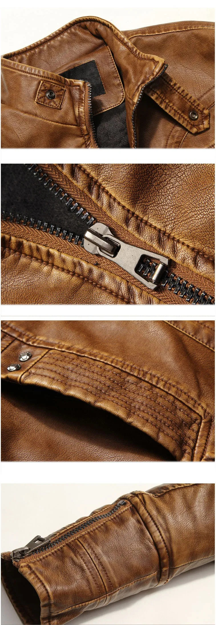 Best Mens Leather Motorcycle Jackets - 3XL