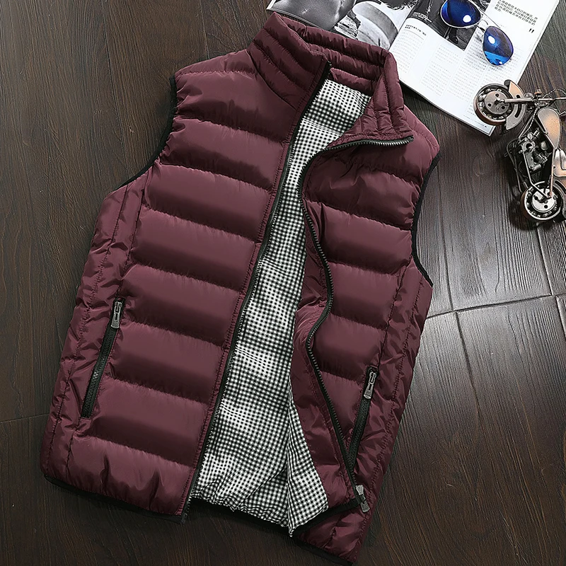 Best Sleeveless Winter Vest Jackets Mens S-2XL Best Sleeveless Winter Vest Jackets Mens S-2XL