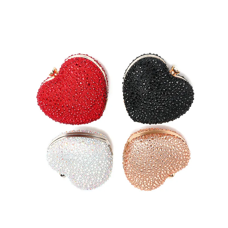 Luxury Heart Shaped Clutch Purse – Crystal Rhinestone Mini Evening Bag handbags and purses Luxury Heart Shaped Clutch Purse – Crystal Rhinestone Mini Evening Bag handbags and purses KDBazar online store extensive range of plus size leggings workout leggings and tights to suit your needs and style