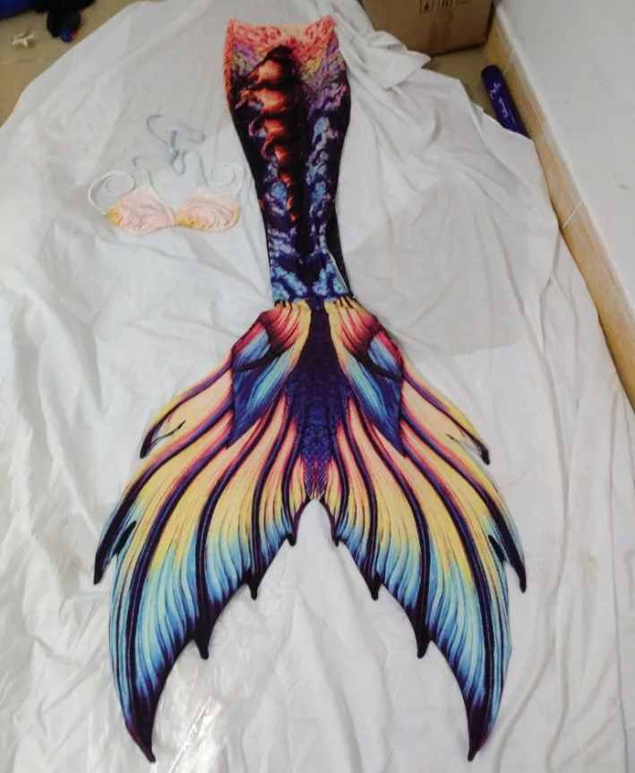 Mermaid Tails Swimsuit Stunning Fin Fun 14T Mermaid Tails Swimsuit Stunning Fin Fun 14T