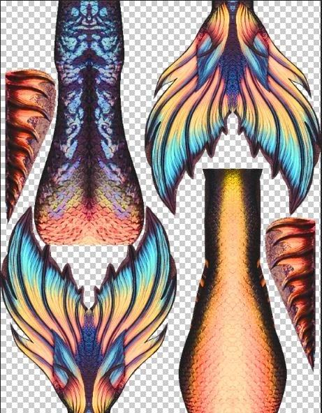 Mermaid Tails Swimsuit Stunning Fin Fun 14T Mermaid Tails Swimsuit Stunning Fin Fun 14T