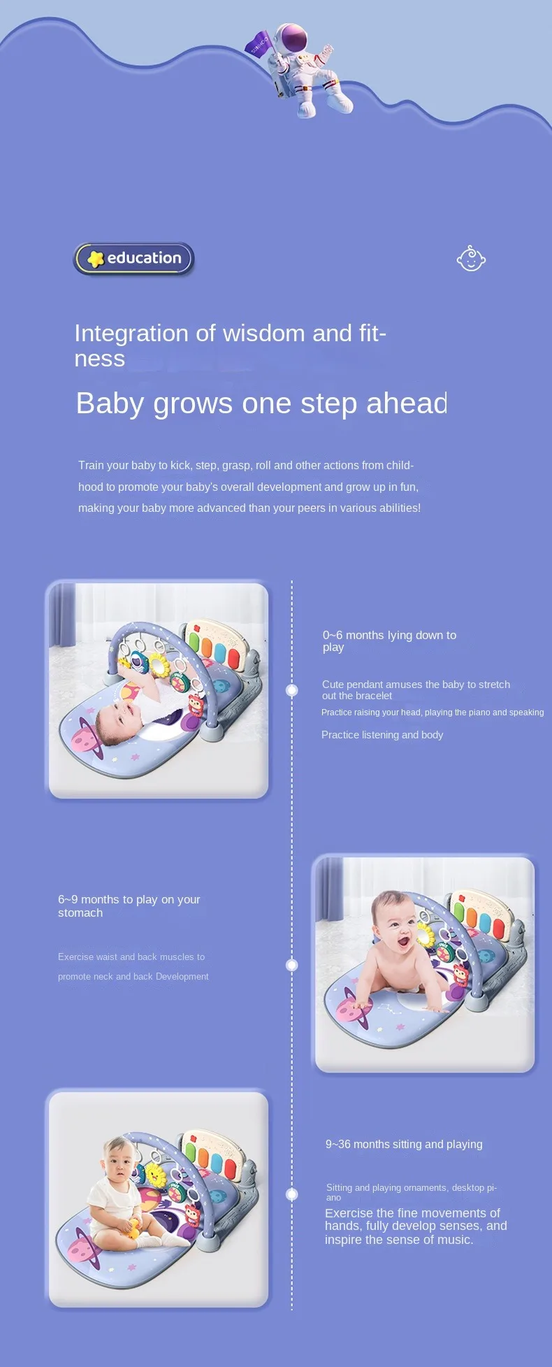 Baby Activity Play Mat Multifunction Baby Activity Play Mat Multifunction