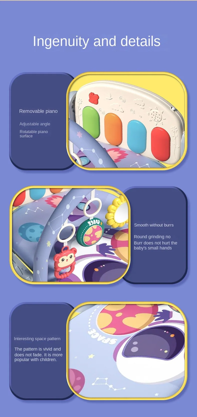 Baby Activity Play Mat Multifunction Baby Activity Play Mat Multifunction