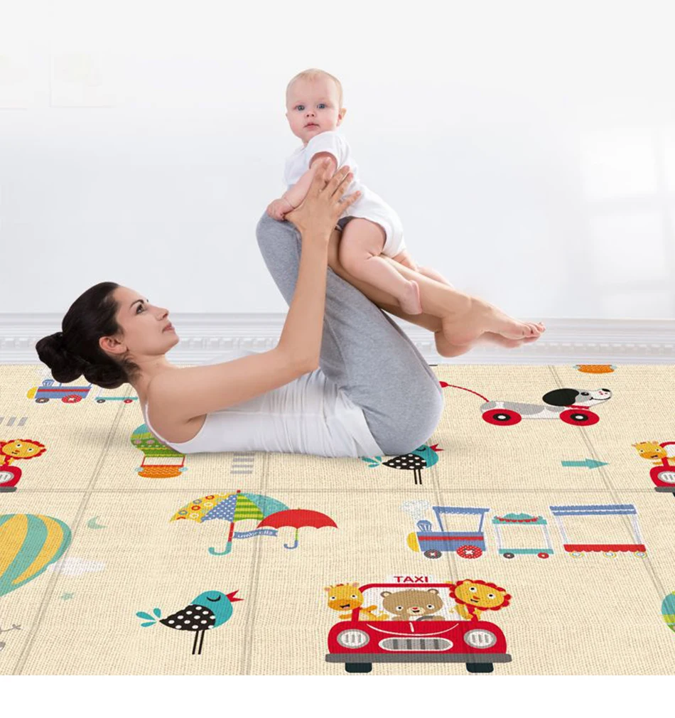 Baby Play Mat Foldable 100*180cm Double-Sided