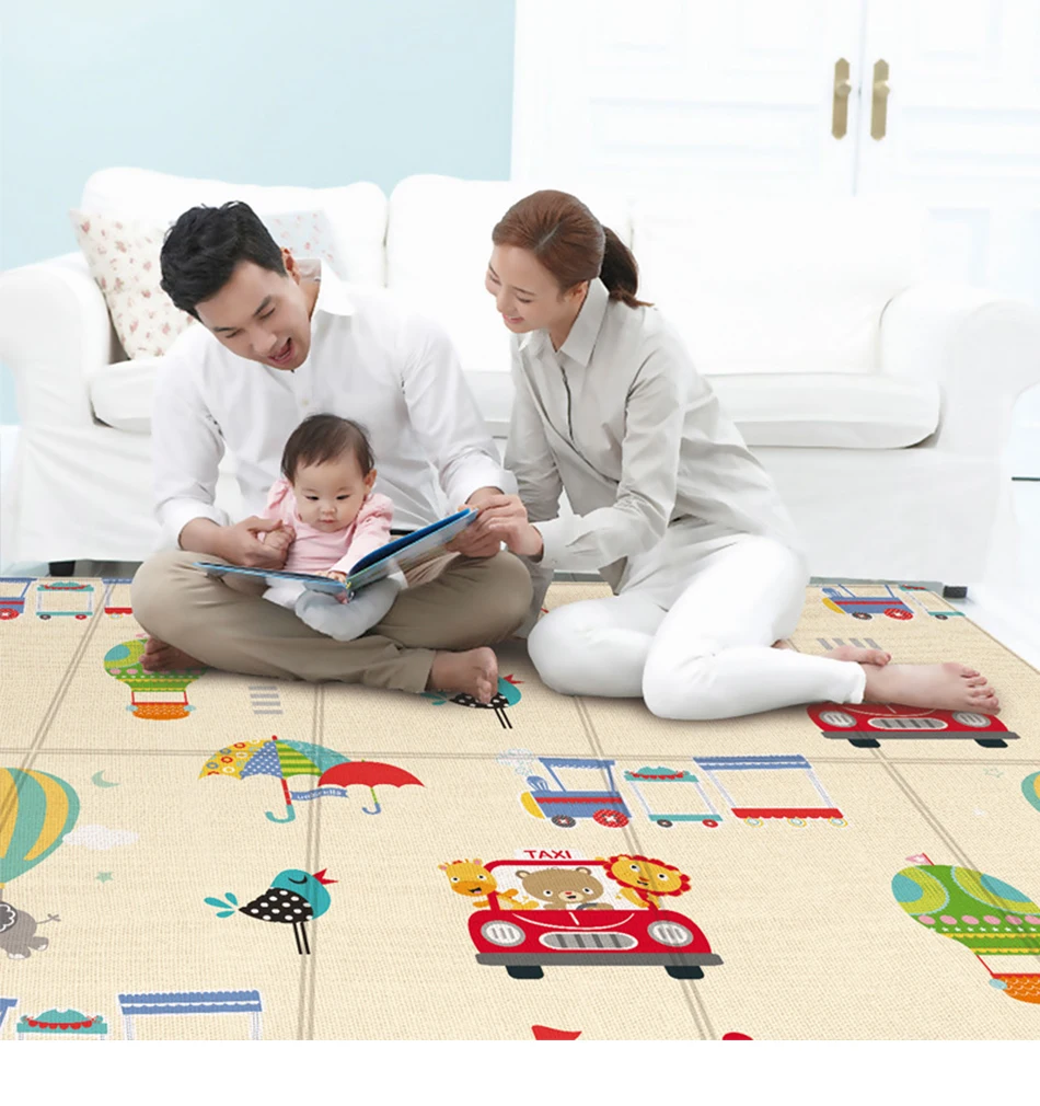 Baby Play Mat Foldable 100*180cm Double-Sided