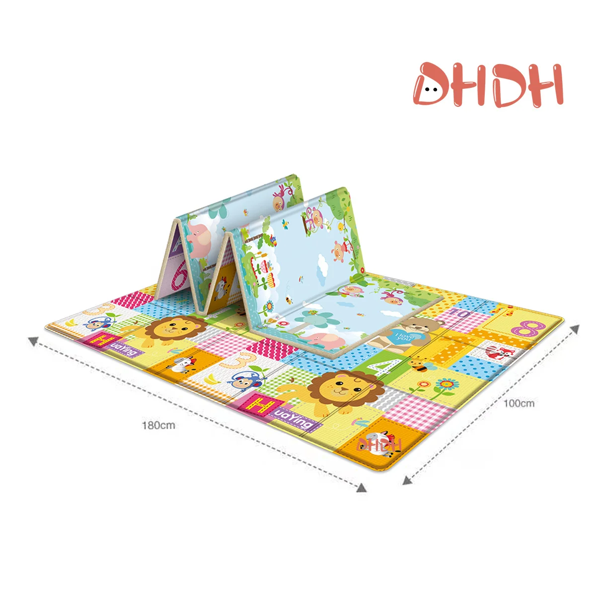 Baby Play Mat Foldable 100*180cm Double-Sided