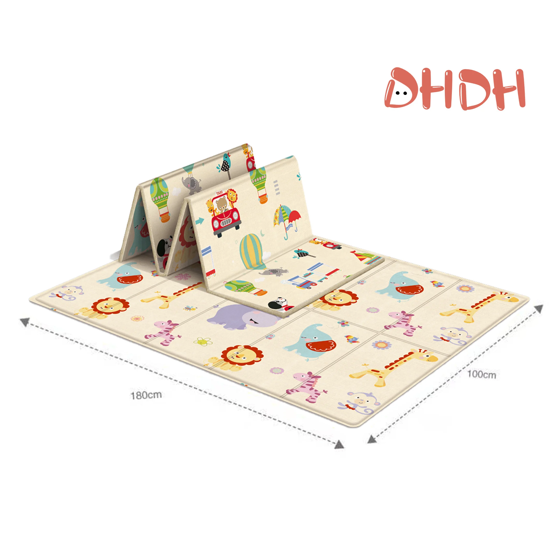 Baby Play Mat Foldable 100*180cm Double-Sided