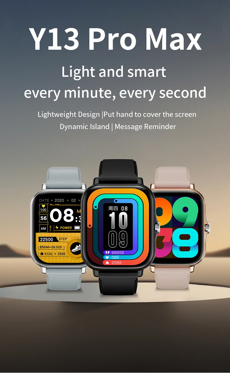 Fitness Tracker Watch LAXASFIT 2026 New Y13 Pro Max Smart Watch