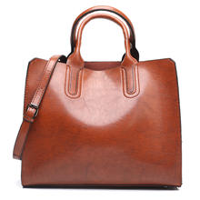 Women's elegant leather handbag
