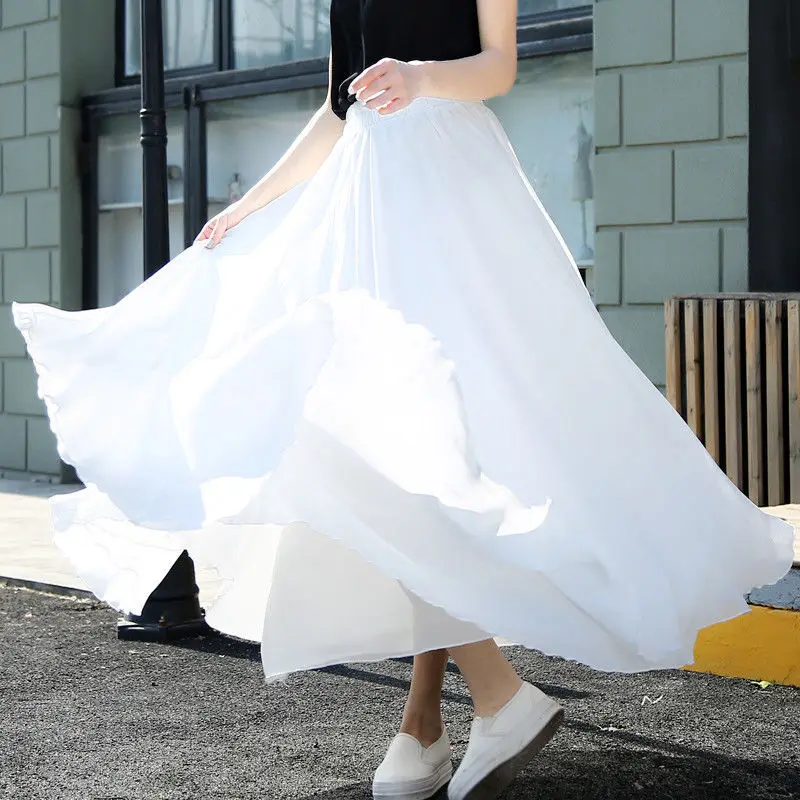 3-Layer Chiffon Boho Maxi Skirt – Elegant High Waist Beach Long Skirt Women’s Costumes Anime Cosplay Costumes Kids Costumes Mens Costumes 3-Layer Chiffon Boho Maxi Skirt – Elegant High Waist Beach Long Skirt Women's Costumes Anime Cosplay Costumes Kids Costumes Mens Costumes KDBazar