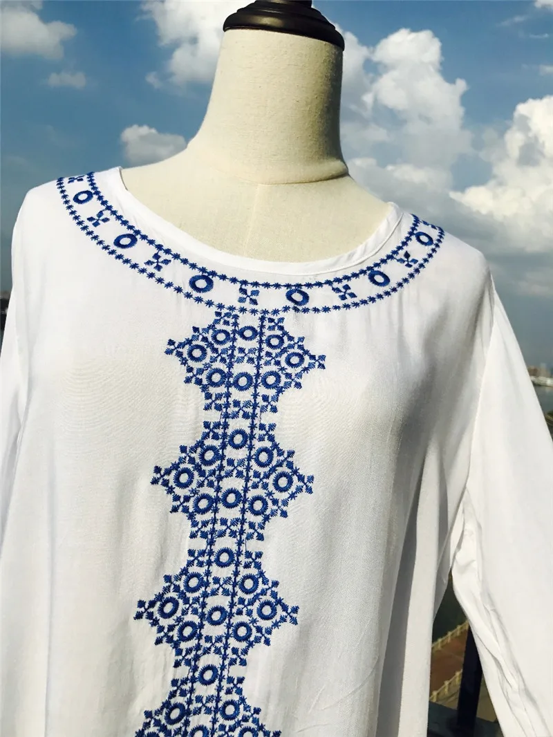 Beach Tunic Dress Cotton Beach Cover up Saida de Praia