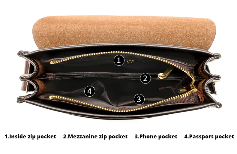 Best Leather Messenger Bags for Men Stylish Personality A1 Best Leather Messenger Bags for Men Stylish Personality A1
