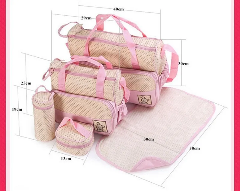 Cute Maternity Diaper Bag Set