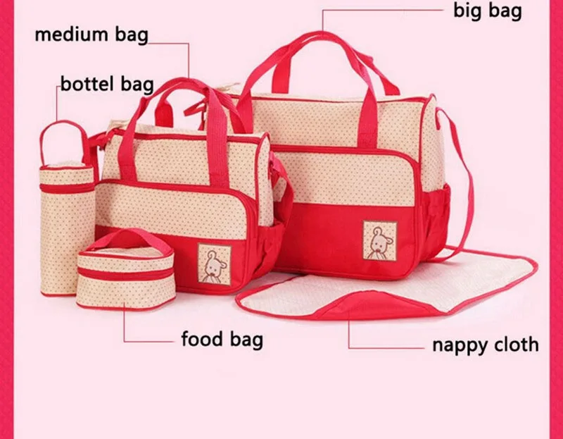 Cute Maternity Diaper Bag Set