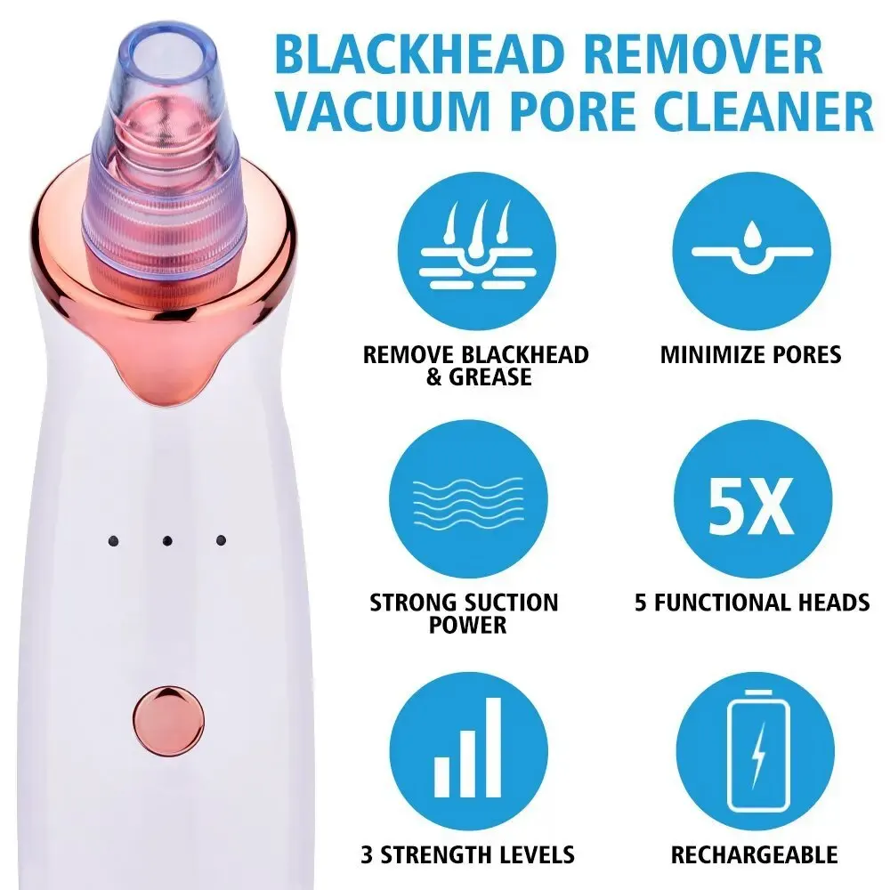 Electric Blackhead & Acne Remover Device — Pore Vacuum Suction Tool Beauty & Health Beauty & Personal Care Skin Care Electric Blackhead & Acne Remover Device — Pore Vacuum Suction Tool Beauty & Health Beauty & Personal Care Skin Care KDBazar