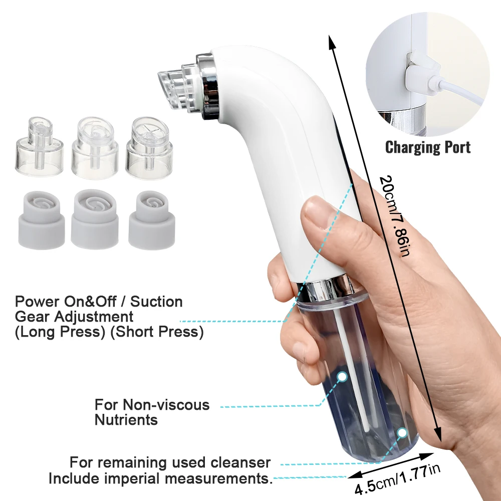 Electric Blackhead Vacuum Remover — Pore Suction Face Beauty Device Beauty & Personal Care Healthcare Hot Products Electric Blackhead Vacuum Remover — Pore Suction Face Beauty Device Beauty & Personal Care Healthcare Hot Products KDBazar