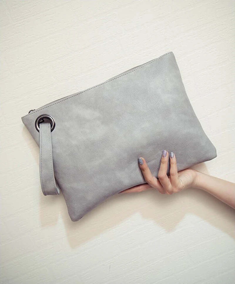Fashion Envelope Bag for Women Solid PU Leather Fashion Envelope Bag for Women Solid PU Leather